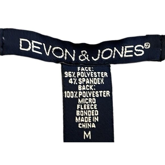 Devon & Jones D995W Ladies Soft Shell Jacket Purple Size Medium - Picture 7 of 9